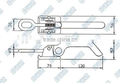 03210 Trailer steel toggle latch, tool box fastener,wooden box catches