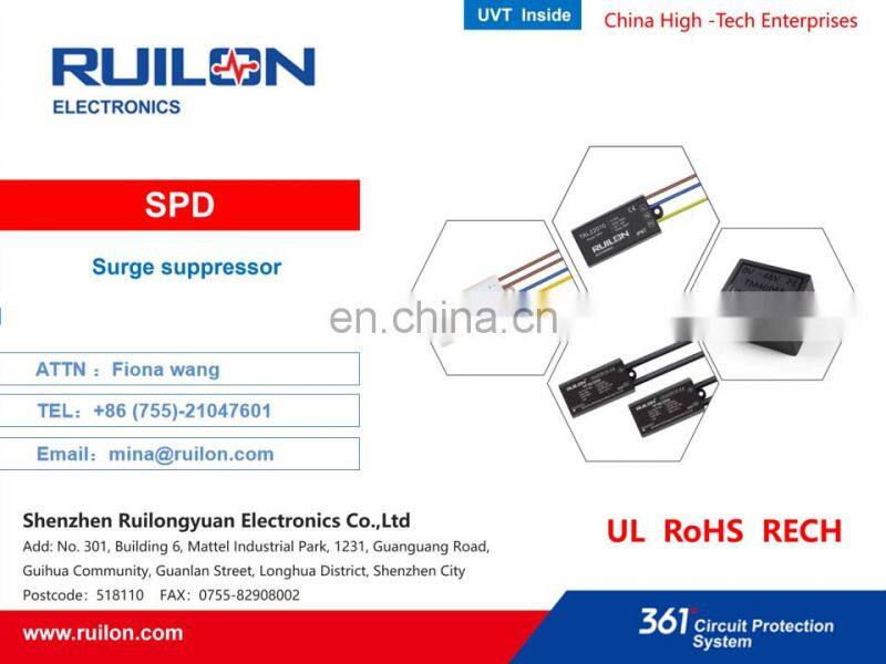 C3JY24A 3 in 1 Video Signal Surge Protective Devices Monitoring three-in-one surge protector