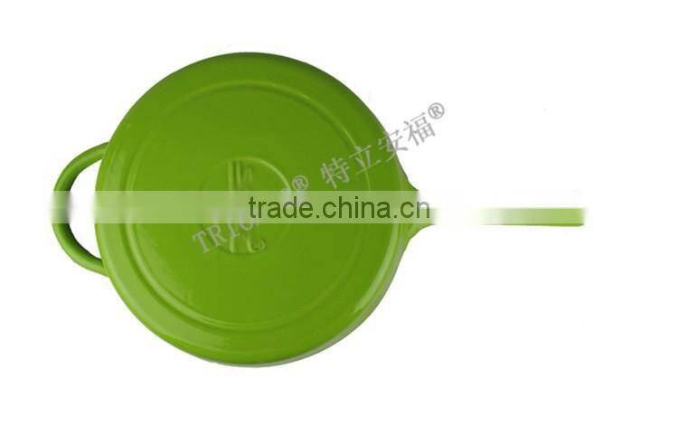 Lightening Green Hot sale discount Cast Iron Enameled plate