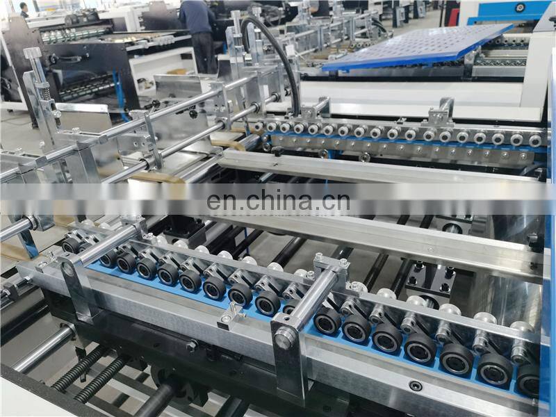 BG1200A Fully Automatic electronics cosmetics carton box Paperboard U V slot groove cutting Machine