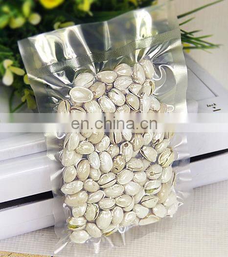 cheap heat seal transparent frozen food vacuum bag plastic packaging