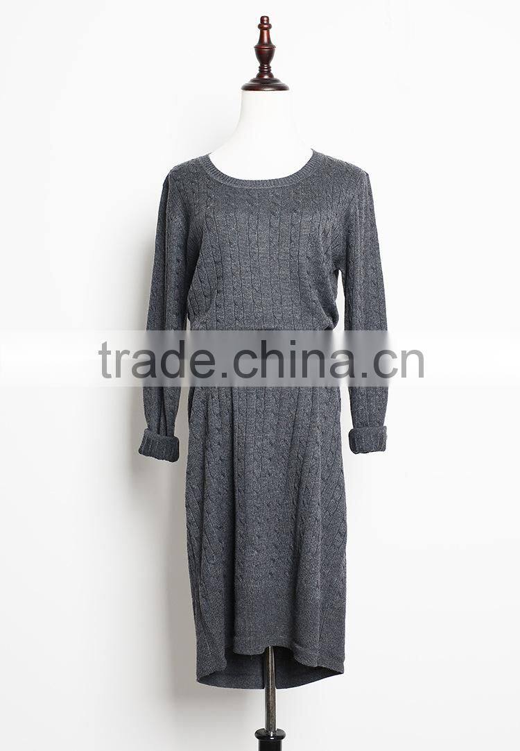 Special design chashmere knitted sweater for fashion ladies