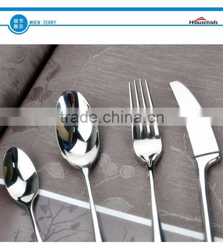 Stainless steel flatware, spoon knife and forks sets utensils A