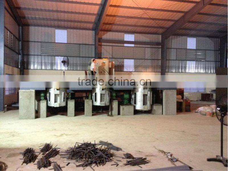 Scrap copper induction melting furnace