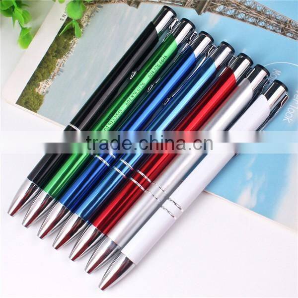 New luxury gift promotion metal ball pens with custom logo advertising personalized metal pens promotional