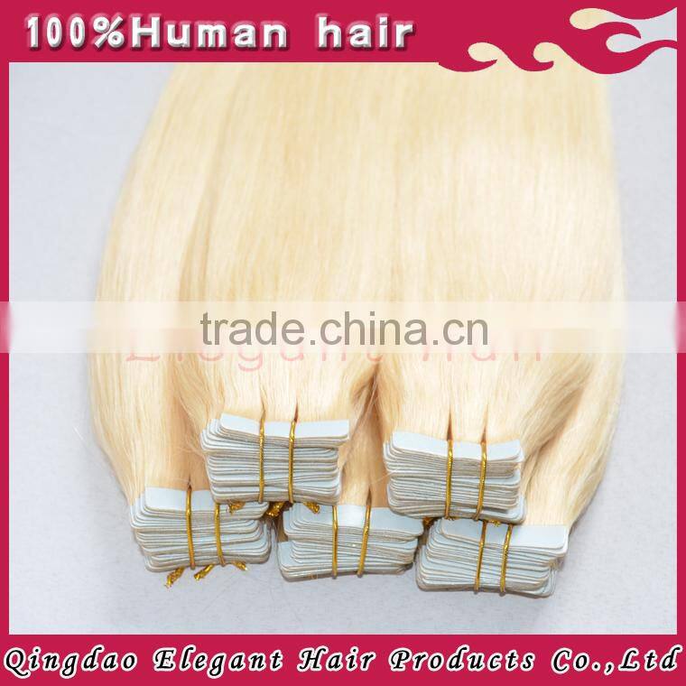 Alibaba Express Wholesale top Quality Virgin Russian Hair Tape Hair Extension