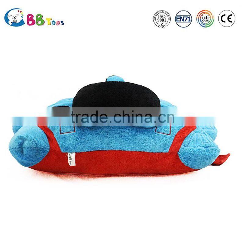2015 stuffed soft toy blue car with t-shirt for 2015 new popular toys