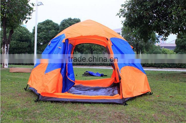 Travel Sport Earthquake Caulking Double Hexagonal Hiking Foldable Sun Beach European Camping Tent
