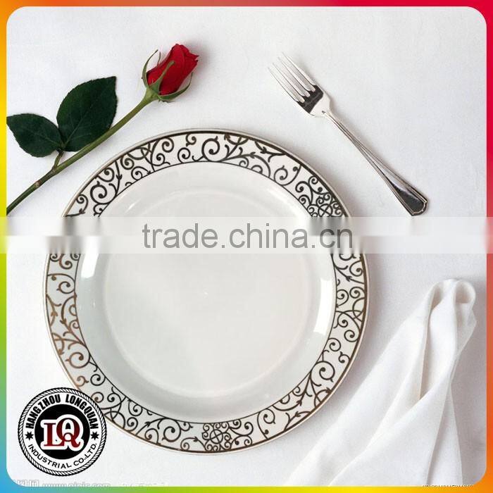 9'' Inch Disposable Restaurant Fruit Plastic Plate
