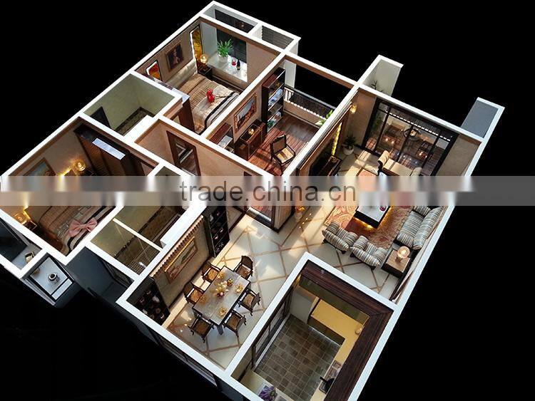 Exquisite House Type Scale Model for Sale with Nice Furniture