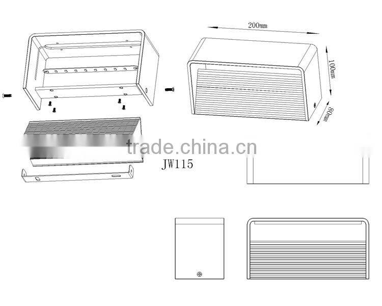 Indoor aluminum wall sconce JW-115 led wall pack light