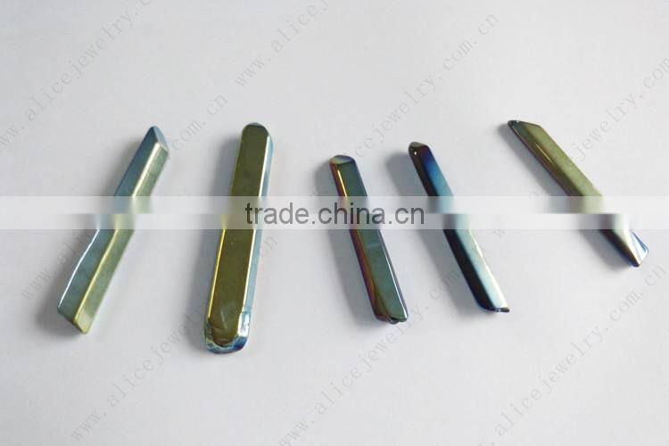 Raw or polished Angel Cobalt Aqua Rainbow Titanium Aura Crystal Quartz Point 4-10cm