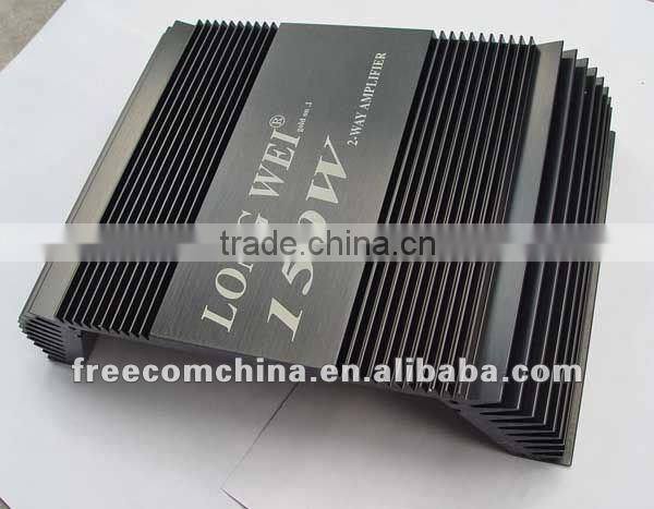 Anodizing aluminum profiles for heat sink