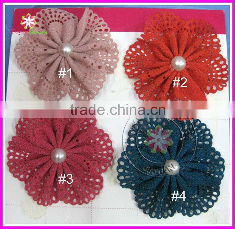 Fabric hair bows, silk hair bows