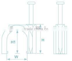 electrical wire plastic wall cable fixing clips