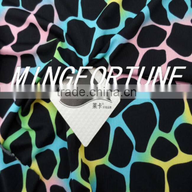 2013 super polyester/spandex knit fabric/custom printed spandex fabric