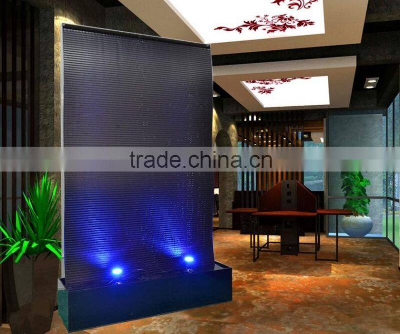 S shape led water bubble screen living room decoration