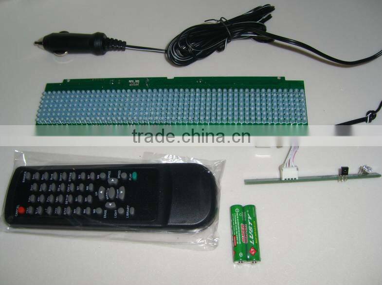 A750 led car message sign board with remote