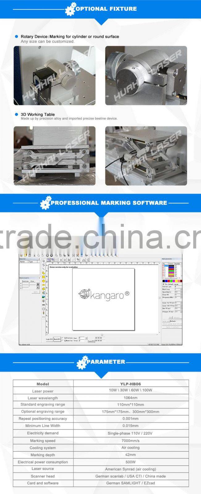 Good price, jeans, leather, clothing, wood, paper best 10w 30w Co2 non-metal engraver laser marking machine