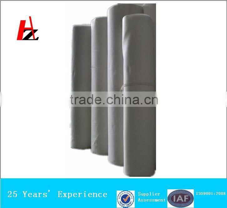 Nonwoven polyester needle felt dust bag