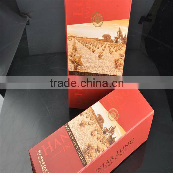 Top quality printing paper wine box