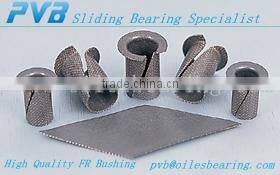 Textile Machine Bronze Wire Mesh Teflon PTFE FR Bushing