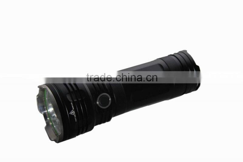 waterproof high power xml t6 led flashlight aluminum torch light