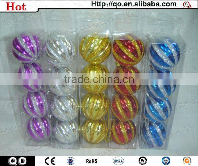 Unique customized colorful personalized ceiling hanging christmas ball decorations