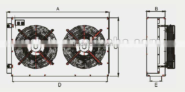 Top Quality High Efficiency Air Cooled Condenser for Cold Room