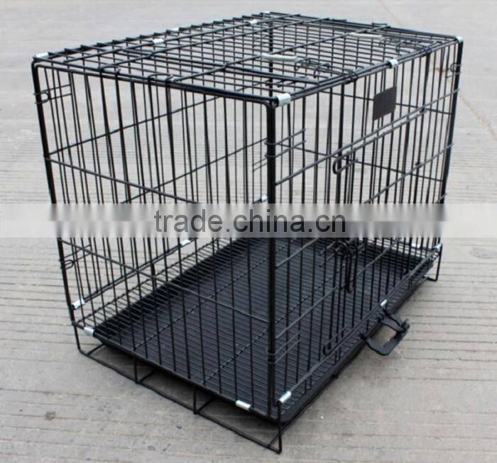 24 inch foldable iron wire dog cage
