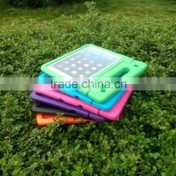 For iPad Air 2 kidsproof portable EVA case, drop defender foam handle cover for Apple iPad 6