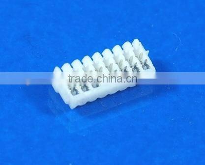 0.8mm Pitch Plastic Housing 02~10, 12, 14~17, 20 pins Electronics Product IDC Connector