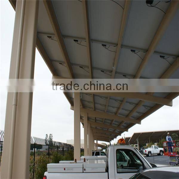 carport cheap solar panel 100w steel solar carport mounting brackets