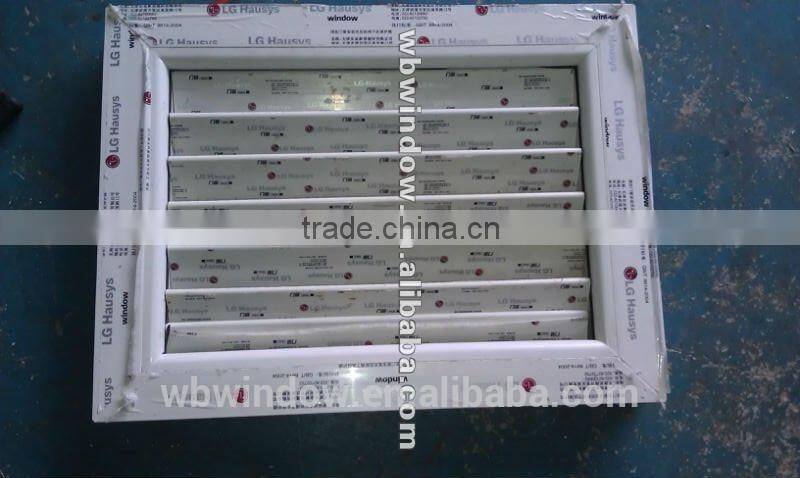 UPVC window with blinds