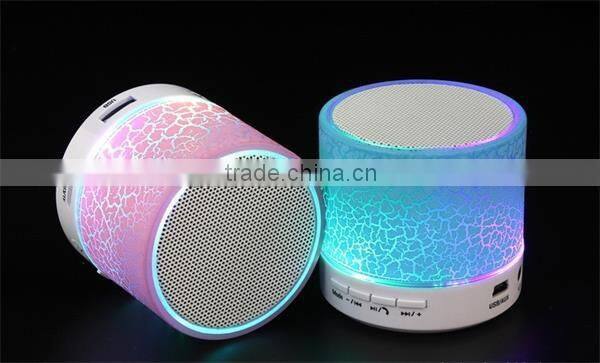 2016 Factory Price High Quality Mobile Bluetooth Wireless Mini Speaker With Led Flashing Light 2016 New Innovative Product