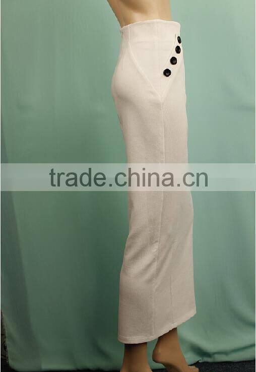 Plain dyed ladies spring maxi wholesale tube skirt manufacturer WS150832617-1