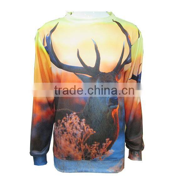 Custom Sweatshirt Cartoon Butterflies Pattern Sublimation Printing WOMEN'S Sweatshirt
