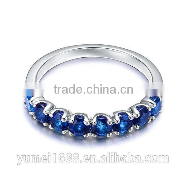 OEM Design Rhodium Plated With AAA CZ Stone Ring In Lowest Price Made In China