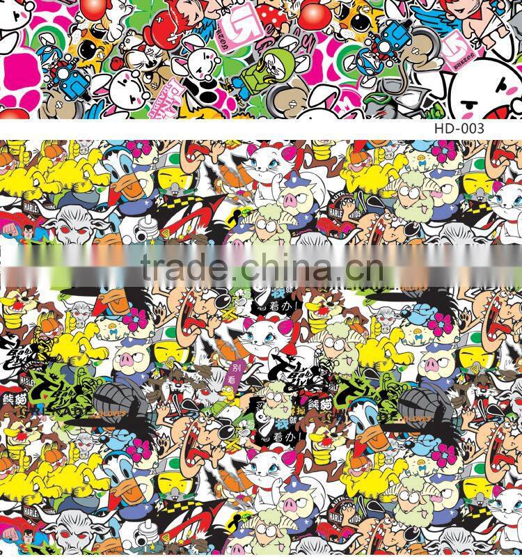 HD-004 Newest Design 1.52*30m Car Bomb Sticker Rolls For Sale