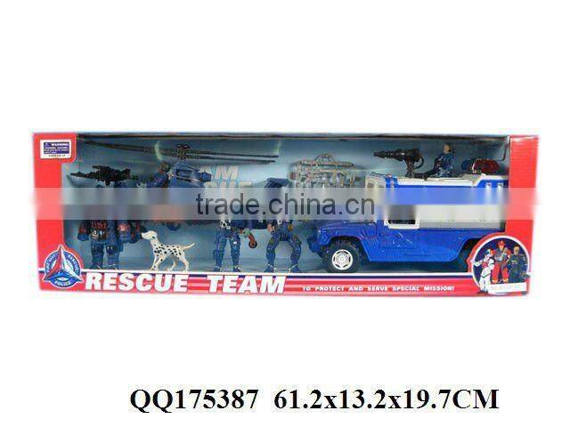 Funny police play set toy