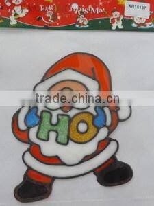 New Arts and Crafts , lying santa and star door sticker