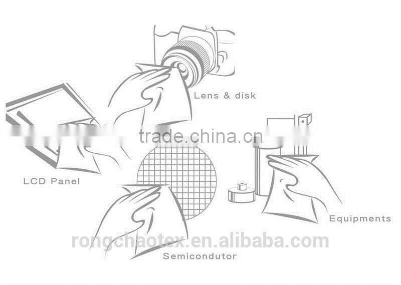 Professional cleanroom wiper clean room wiper industrial cleaning cloth with CE certificate