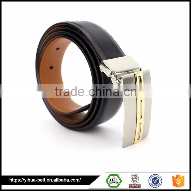 China manufacture custom formal high quality mans leather belt