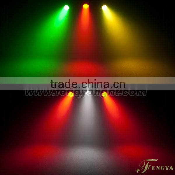 New design RGBWA 5in1 led infrared ray flat par64 stage light / weding decoration