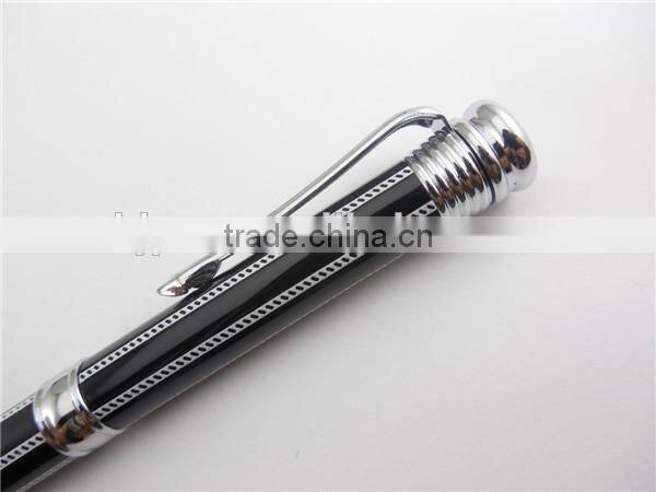 2016 unique style metal twist ballpoint pen metal hotel pen logo pen