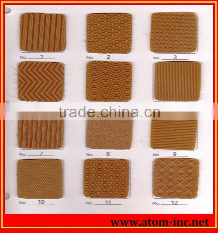 2016 non-slip beige natural rubber sheet on-time shipment from China
