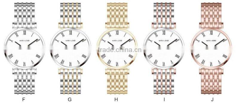 2016 Geneva Quartz 3 atm Water Resistant Best Stainless Steel Watches