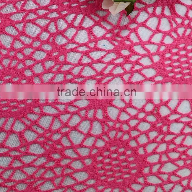 floral Lace bonded polyester lace lastest style african dry lace chair covers wedding