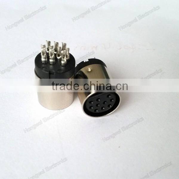 Customized metal aviation waterproof plug socket connector to JST PHR-8 cable assembly
