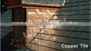 Factory sale fish rectangle copper roof, fiber glass roof tile